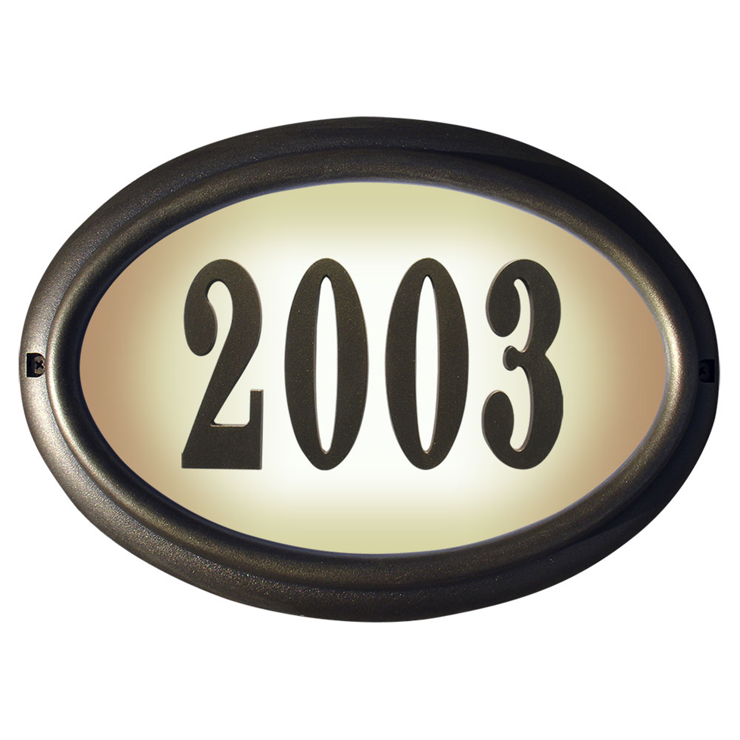 Edgewood Lighted Address Plaque