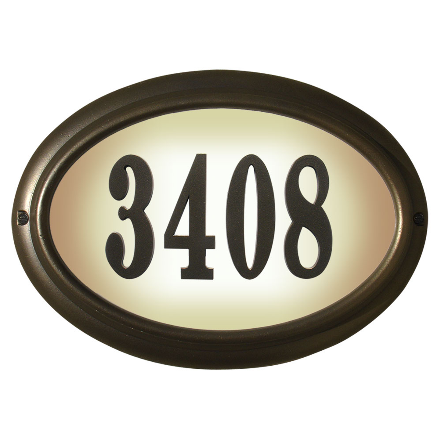 Edgewood Lighted Address Plaque