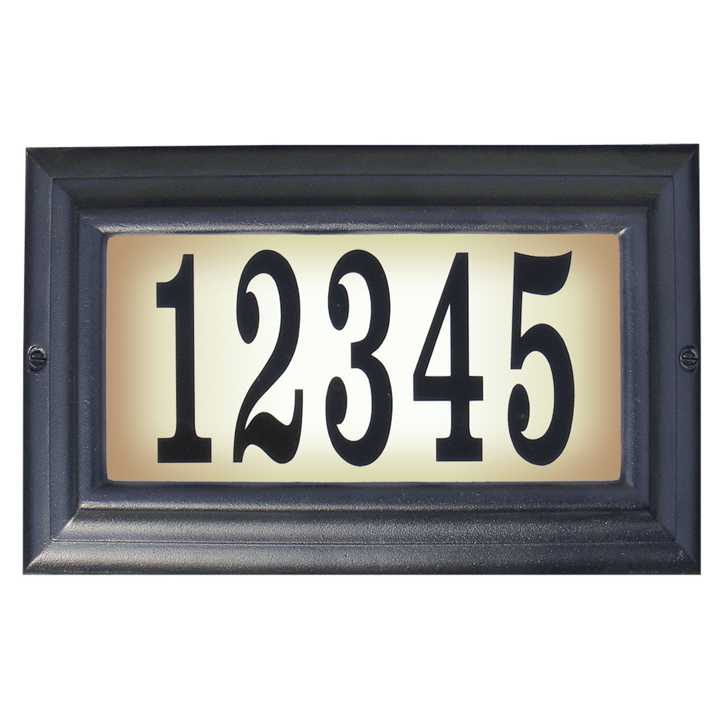 Edgewood Lighted Address Plaque