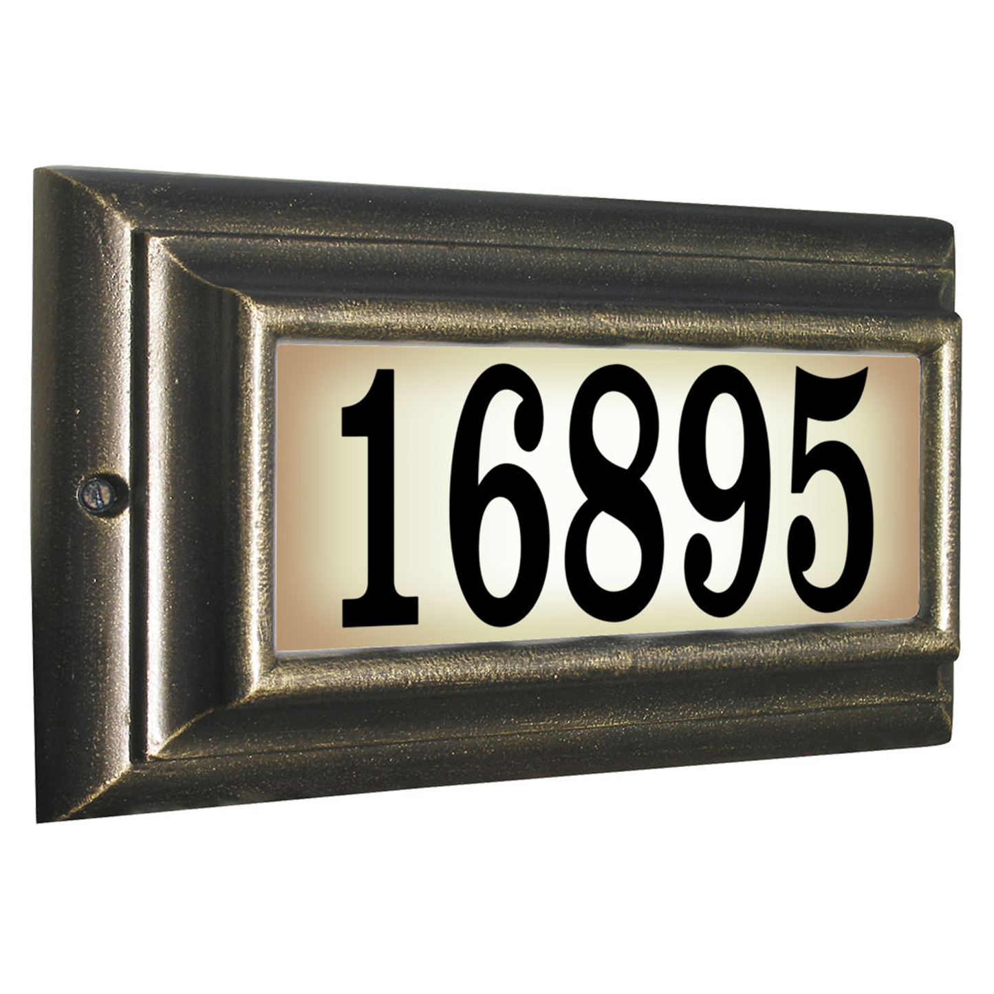 Edgewood Lighted Address Plaque
