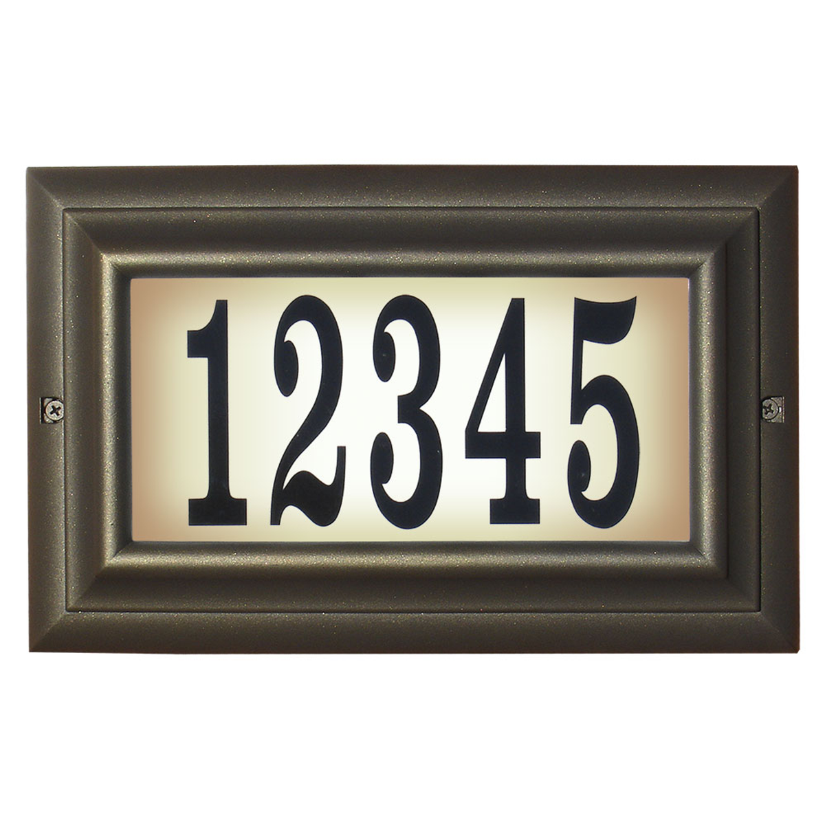 Edgewood Lighted Address Plaque