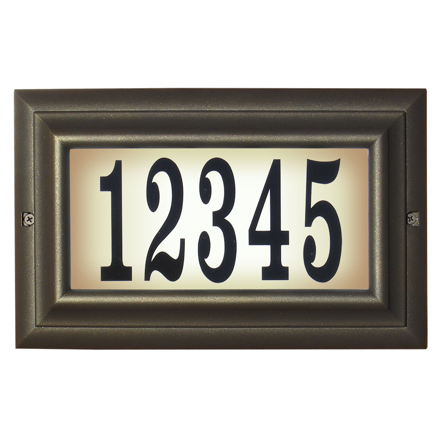 Edgewood Lighted Address Plaque