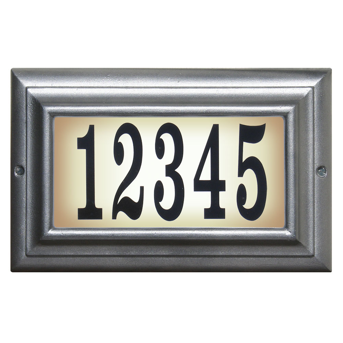 Edgewood Lighted Address Plaque