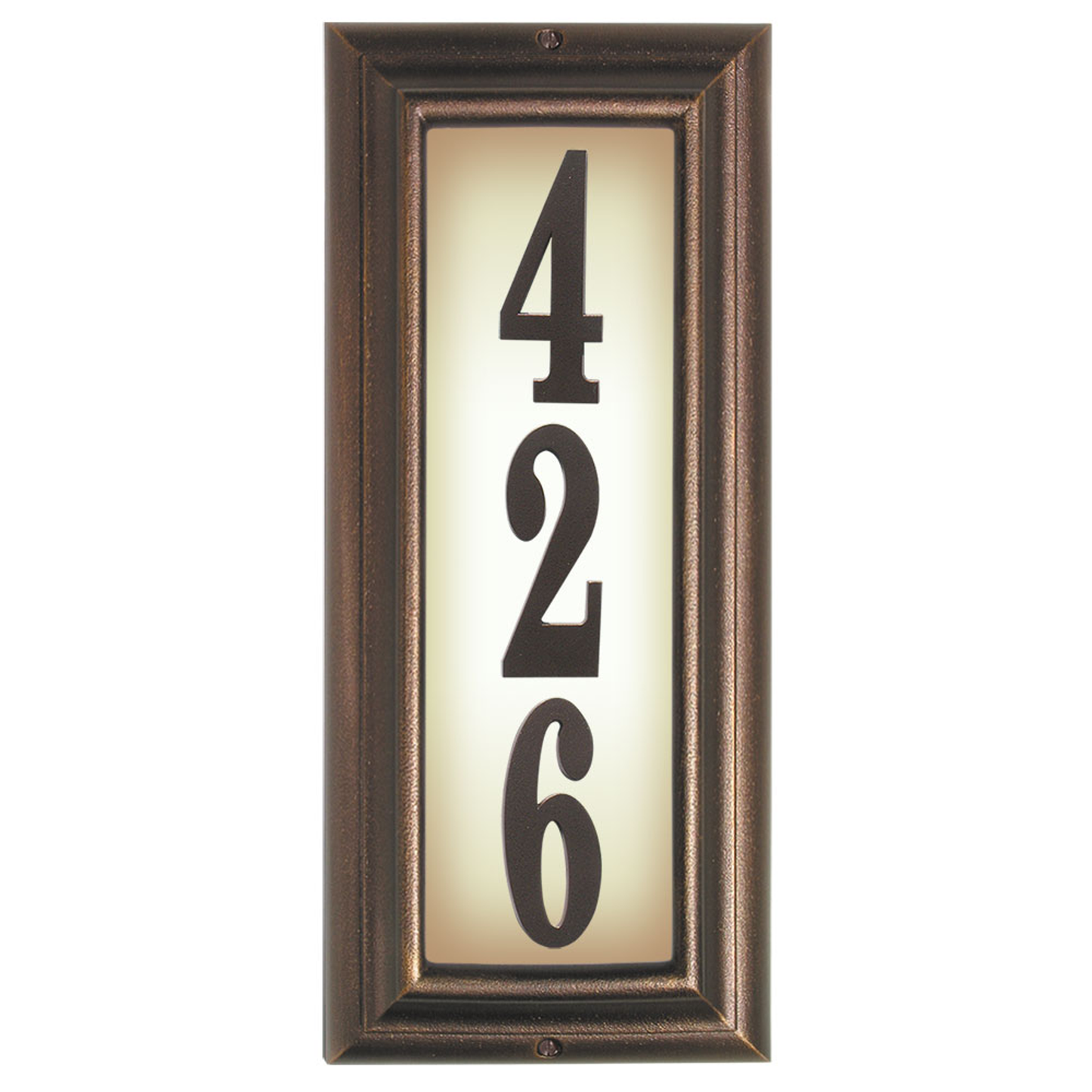 Edgewood Lighted Address Plaque