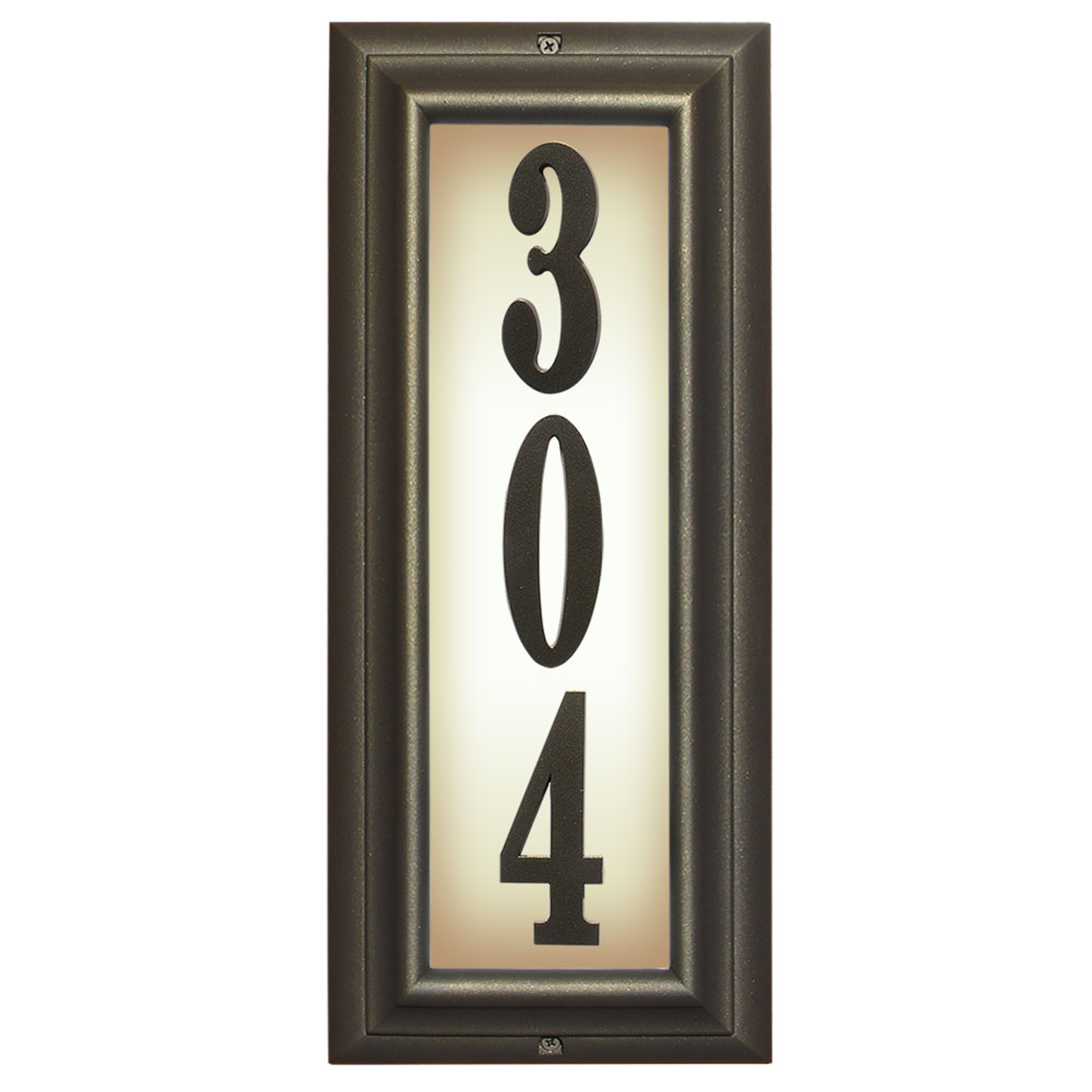 Edgewood Lighted Address Plaque