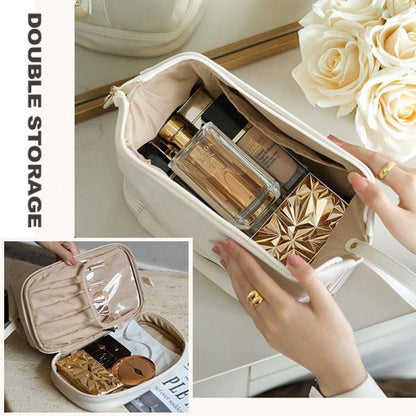 Large Leather Travel Makeup Bag10