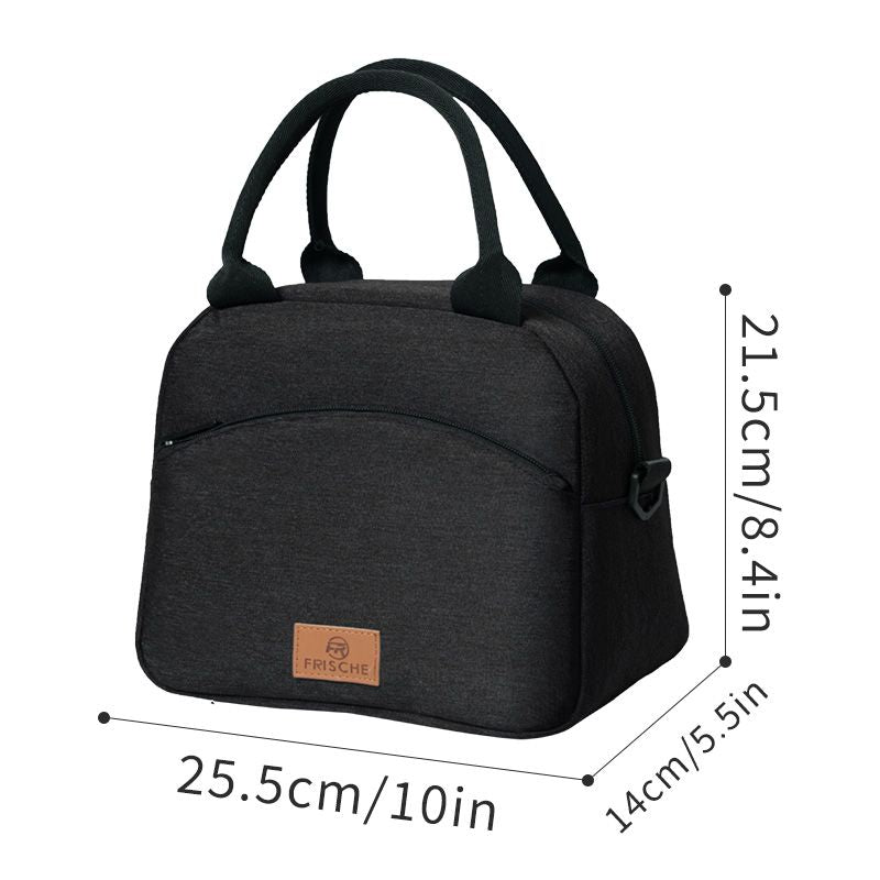 Large Opening Portable Cooler Bag in Gray, front view