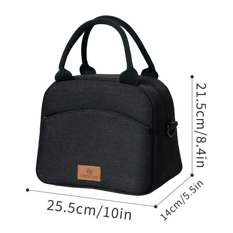 Large Opening Portable Cooler Bag in Gray, front view