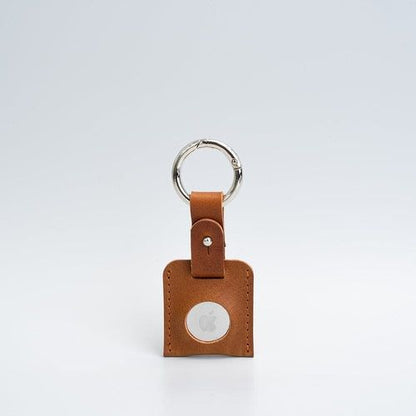 Leather AirTag Keychain Holder Case15