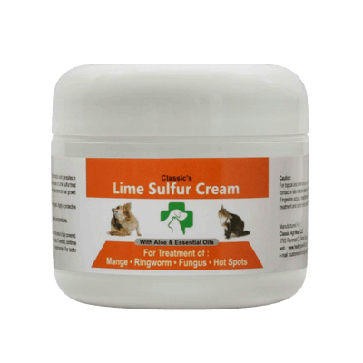 Lime sulfur pet skin cream main product photo