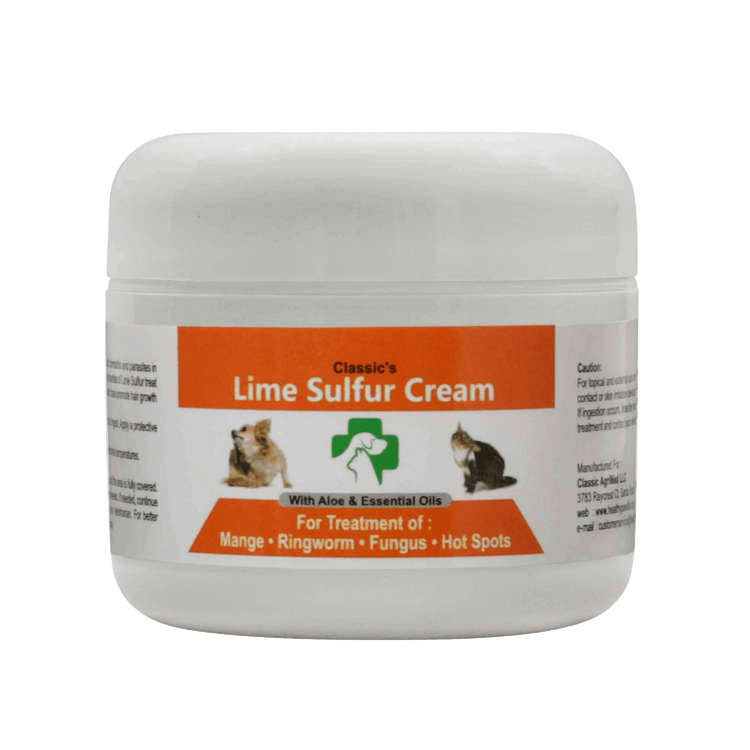 Lime sulfur pet skin cream main product photo