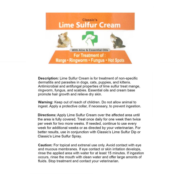 Lime sulfur pet skin cream alternate angle