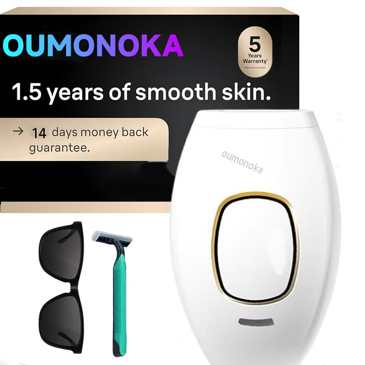 IPL hair removal device with light pulse window