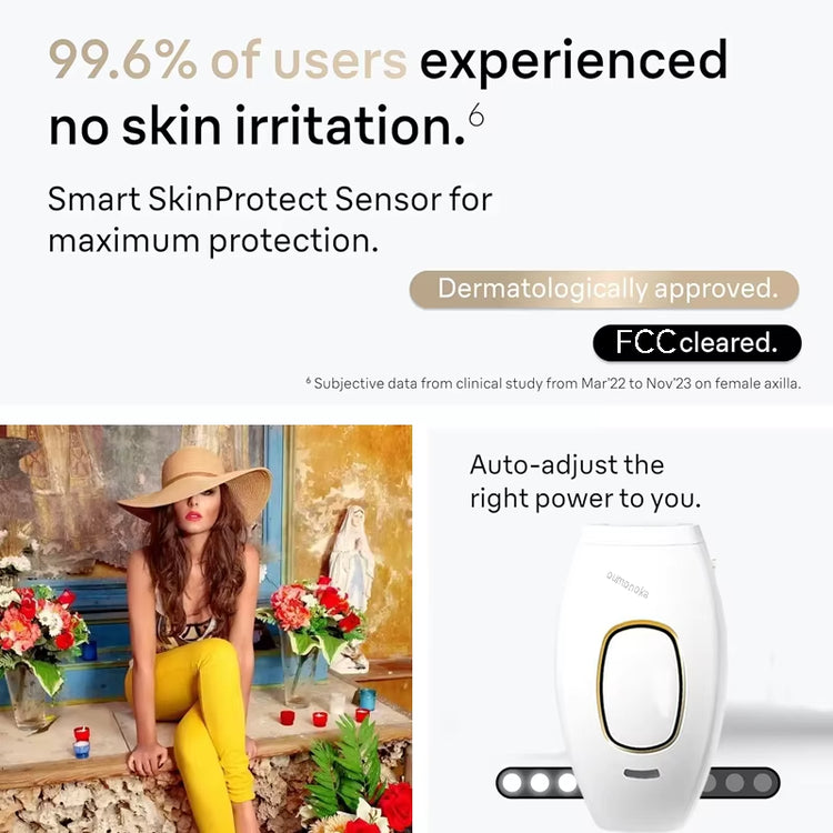 LumaSilk IPL hair removal device packaging