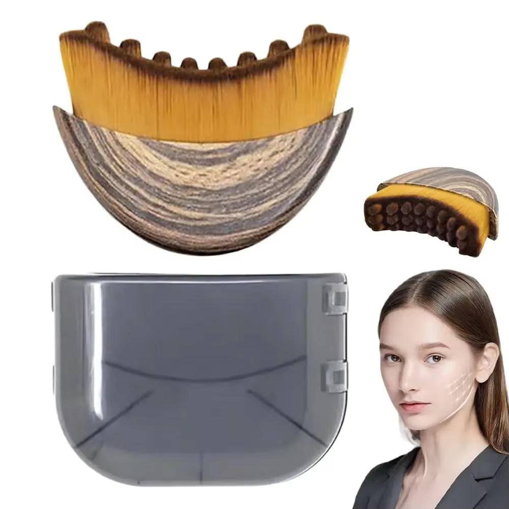 Lymphatic face brush handheld design