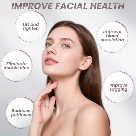 Face contour brush used on the cheek