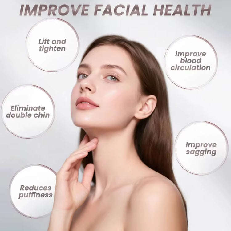 Face contour brush used on the cheek