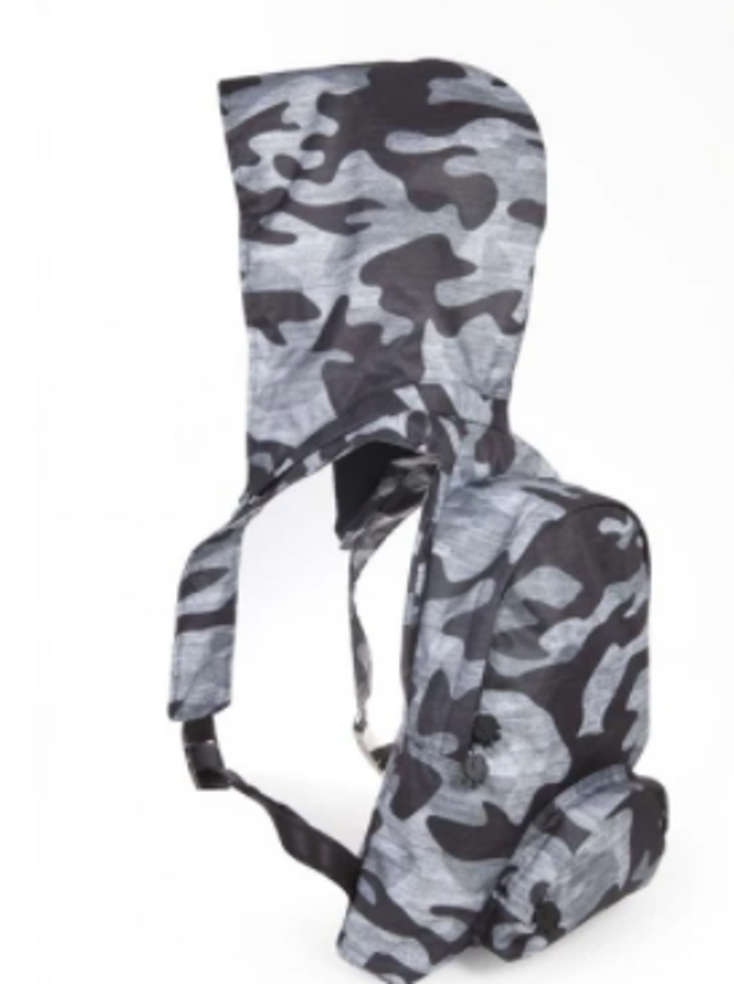 Morikukko Print Basic Hooded Backpack
