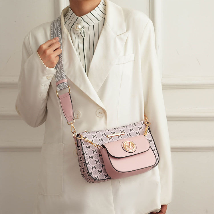 MKF Ciri crossbody main and secondary pouch detail