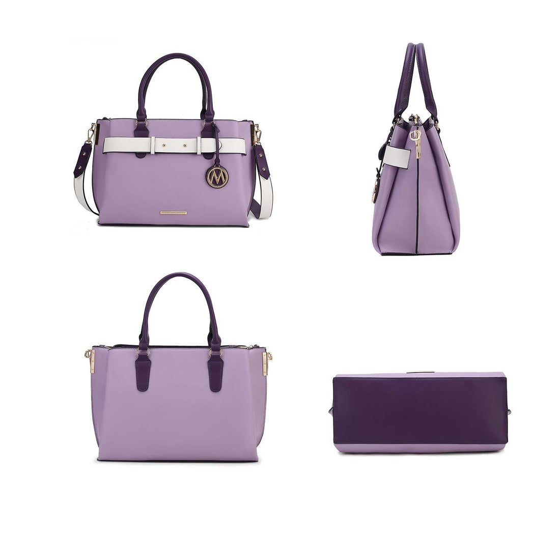 MKF Jamie satchel bottom and base detail