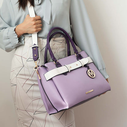MKF Jamie vegan leather satchel in alternate color