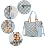 MKF Merlina vegan leather tote bag side profile