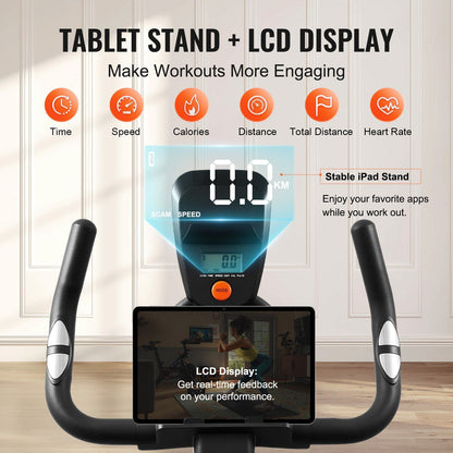 magnetic resistance exercise bike in use lifestyle view