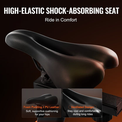 magnetic resistance exercise bike side profile view