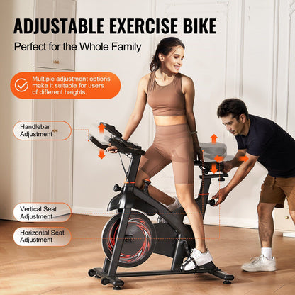 magnetic resistance exercise bike top-down view