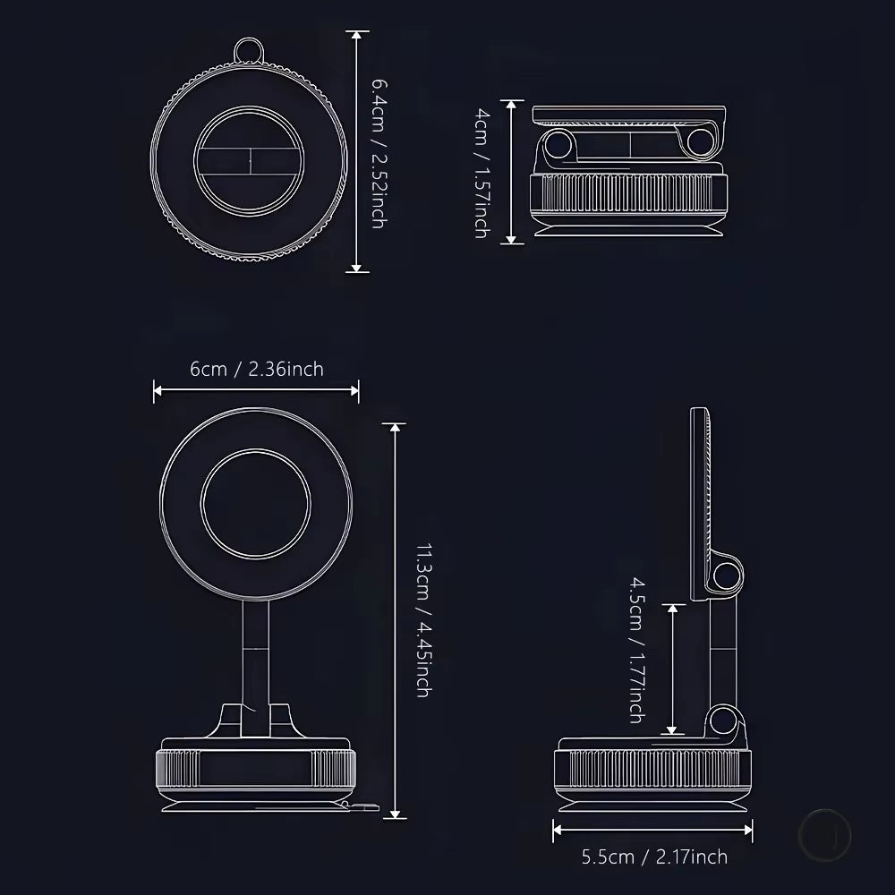 MagnoGrip 360° Magnetic Phone Mount Holder4