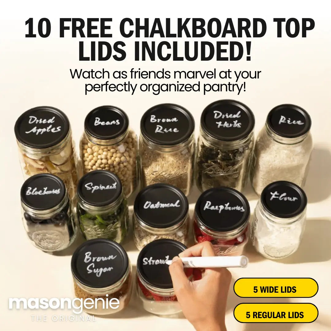 Mason Genie® Vacuum Sealer Kit – Lock In Freshness. Stop Wasting Food