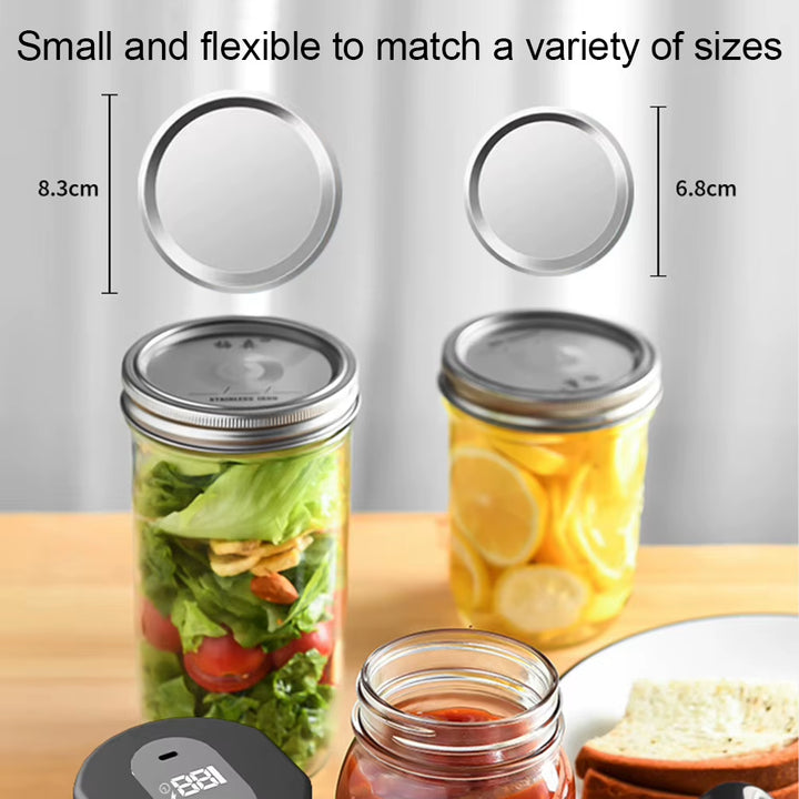 Mason jar vacuum sealer used for food storage and fermentation
