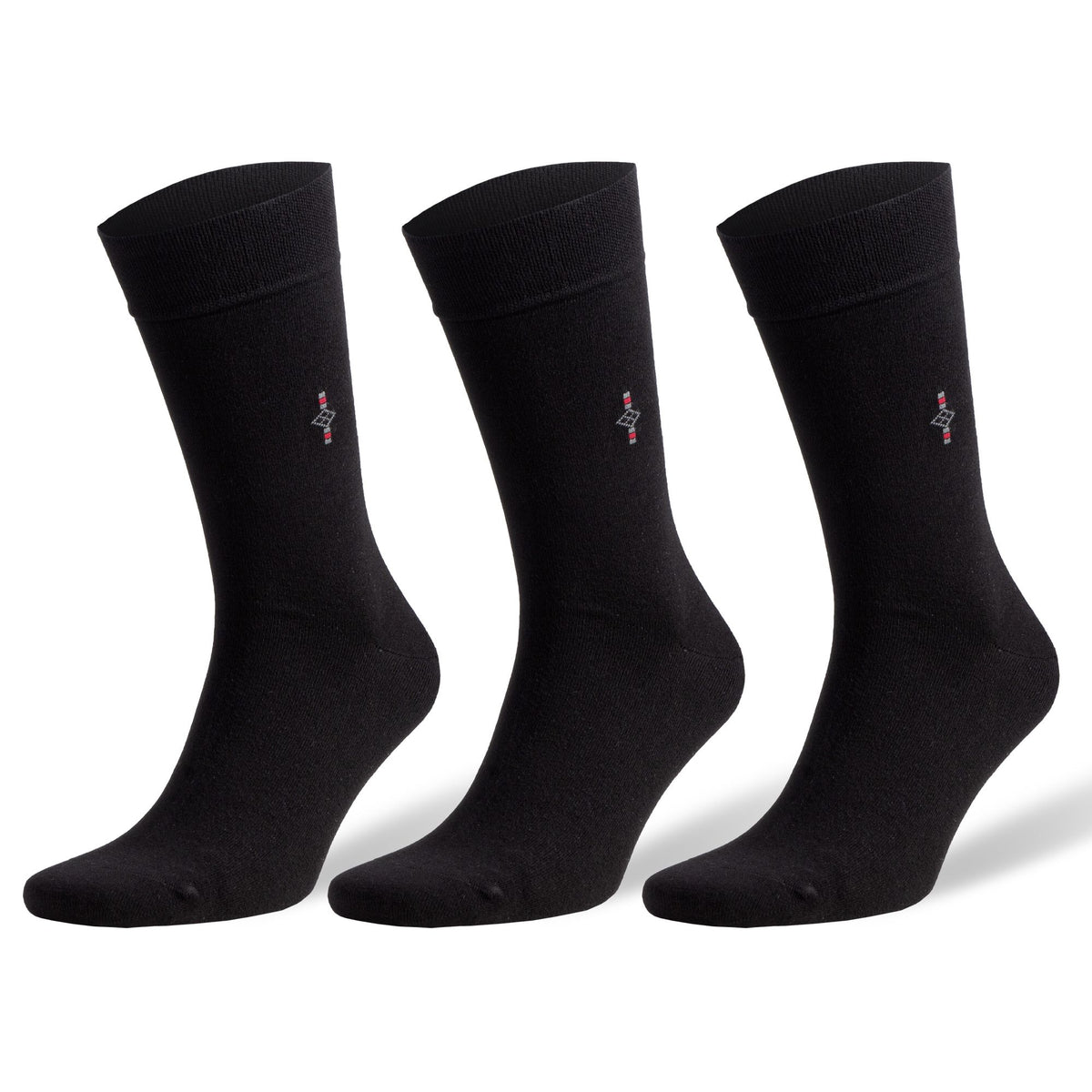 Men's bamboo dress socks 3-pack in classic colors