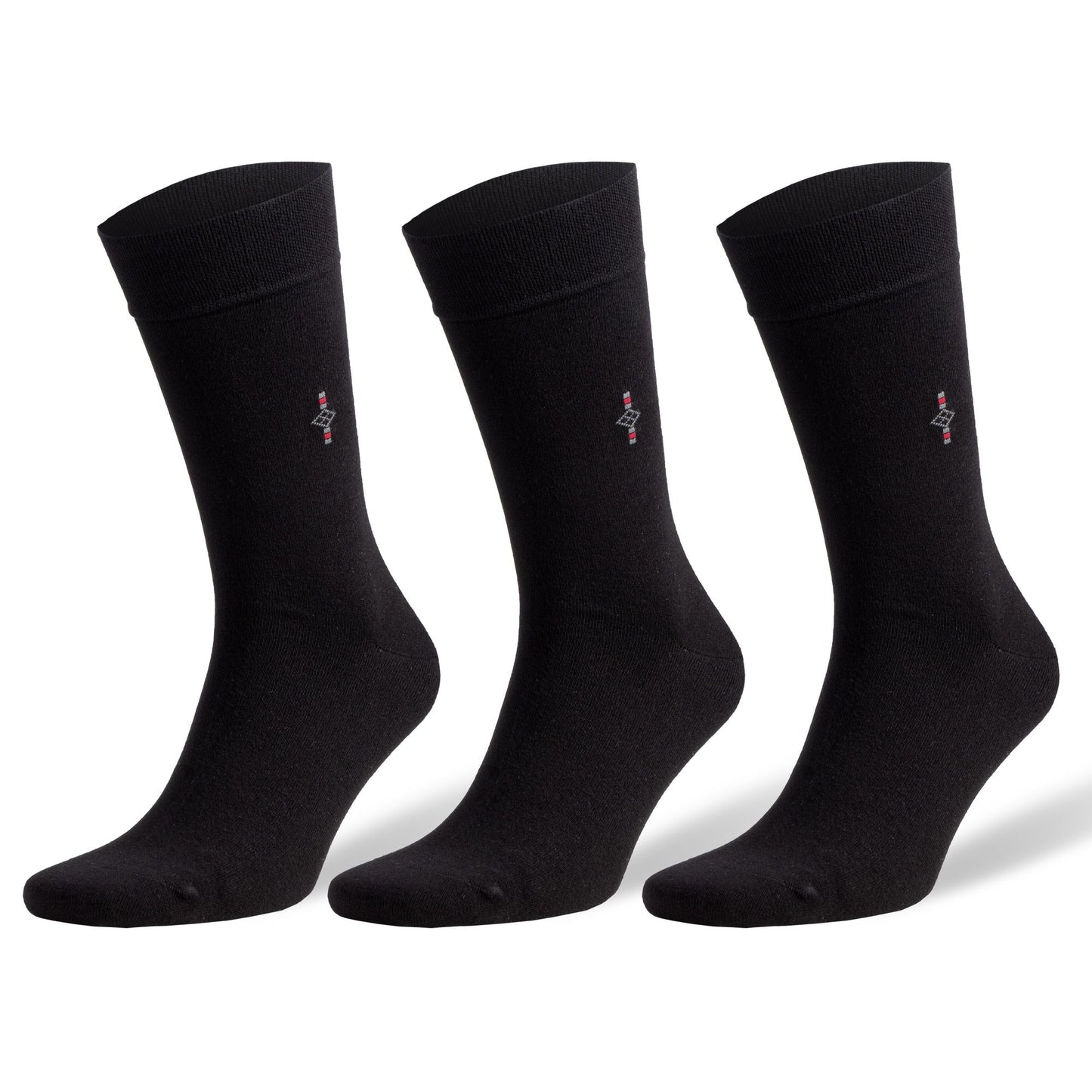 Men's bamboo dress socks 3-pack in classic colors