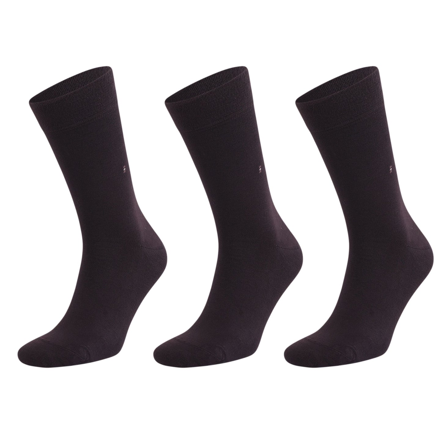 Men's bamboo dress socks 3-pack, smoked pair