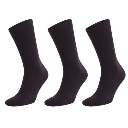 Men's bamboo dress socks 3-pack, smoked pair
