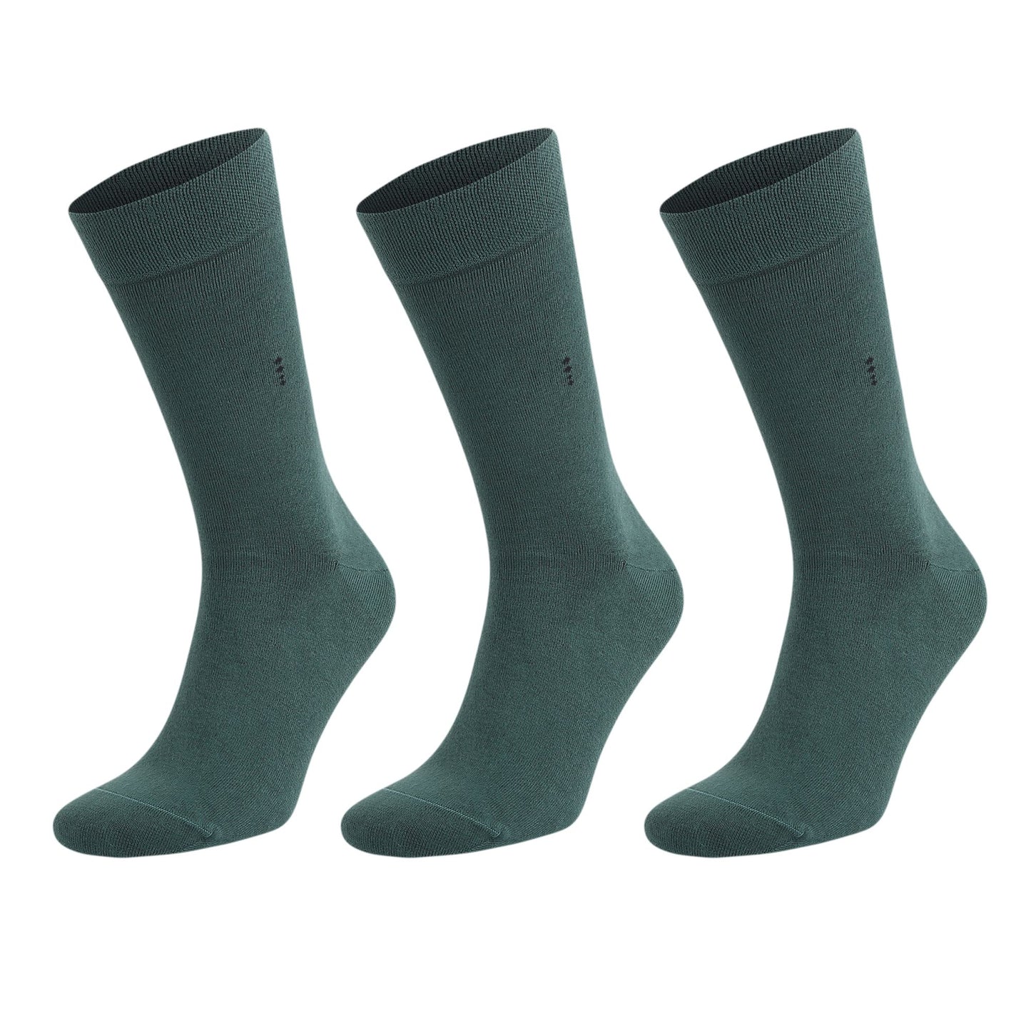 Men's bamboo dress socks 3-pack, dark blue pair
