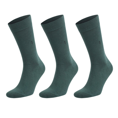 Men's bamboo dress socks 3-pack, dark blue pair