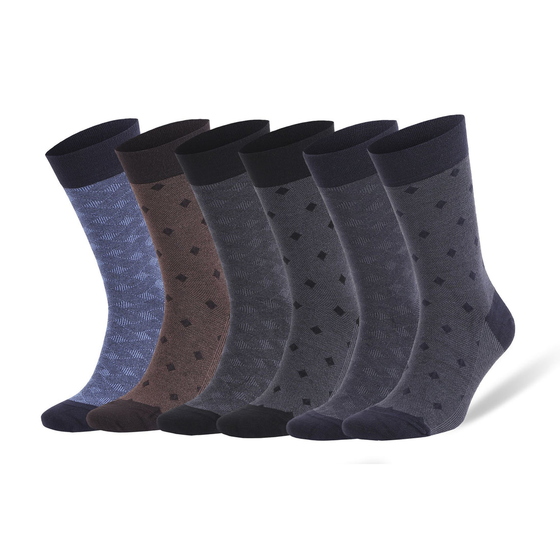 Men’s Bamboo Dress Socks 6-Pack13