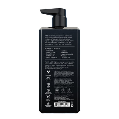 Men's Blackwood Moisturizing Body Wash close-up of texture