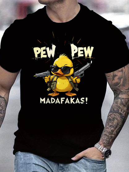 Men’s Duck Pattern Casual T-Shirt4