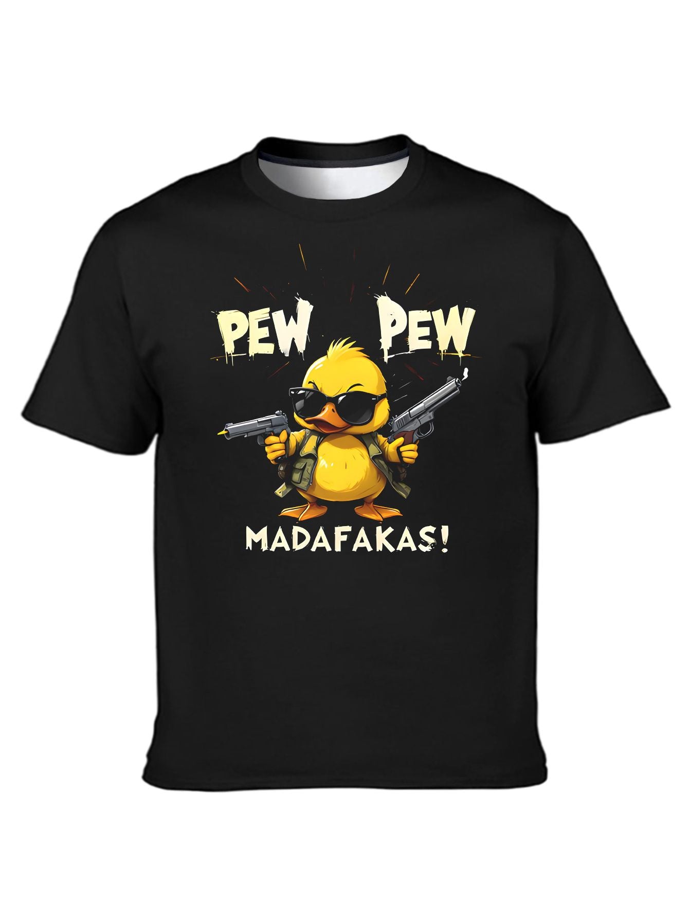 Men’s Duck Pattern Casual T-Shirt5