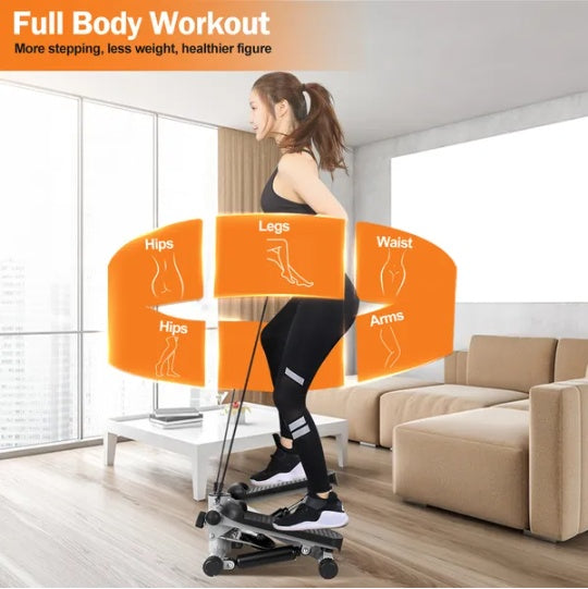 Mini stepper used for stepping workout