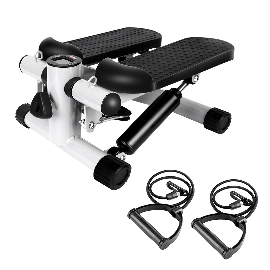 Mini Stepper with Resistance Bands and LCD Monitor1