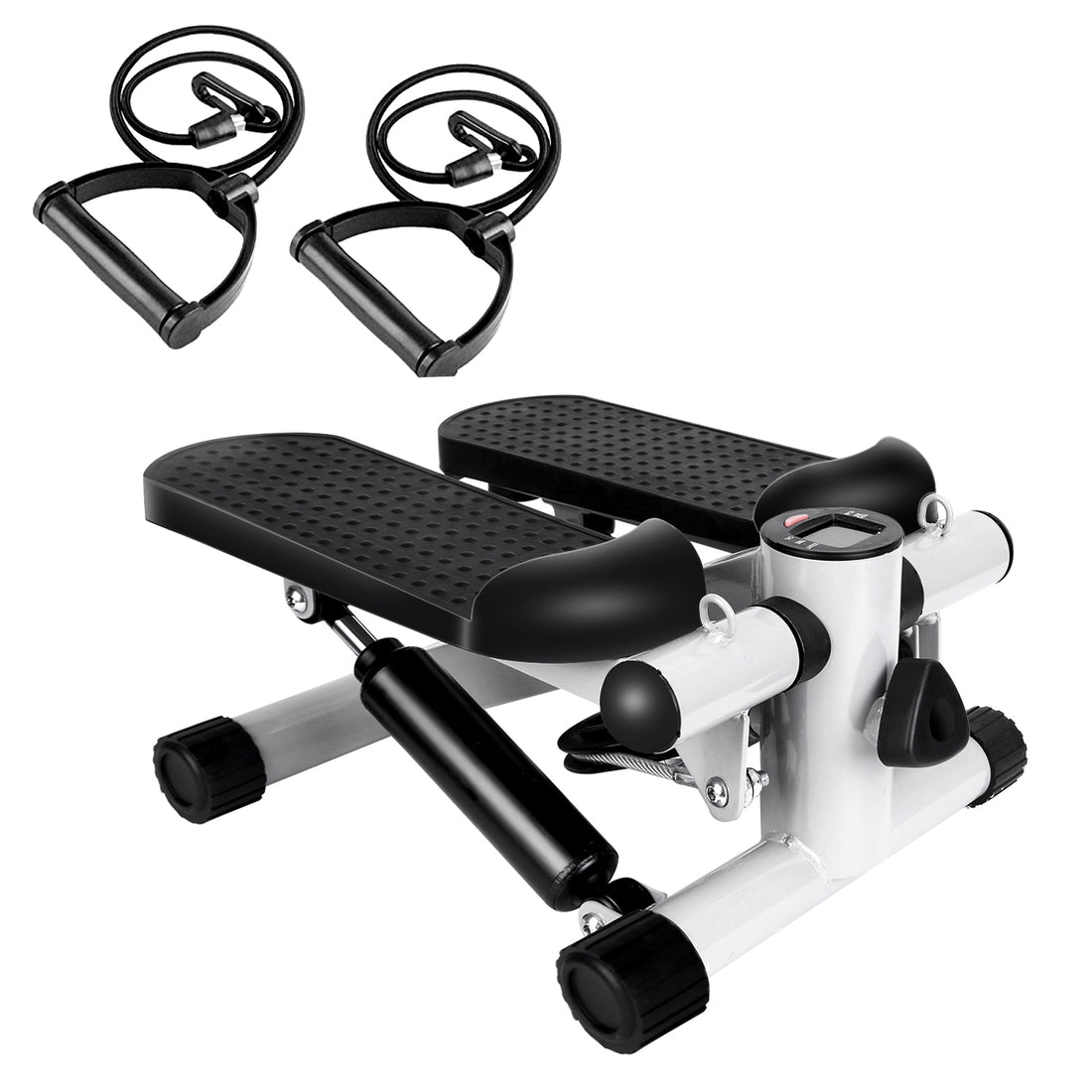 Mini Stepper with Resistance Bands and LCD Monitor2