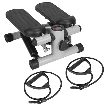 Mini Stepper with Resistance Bands and LCD Monitor9