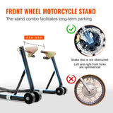 Motorcycle Front and Rear Lift in-use view