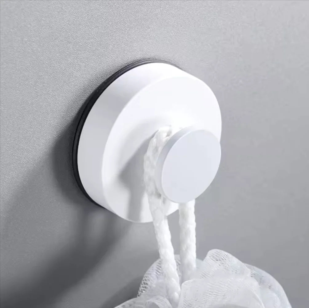 Punch-Free Vacuum Suction Cup Hook – Sleek Circular Design for Effortless Wall Storage!