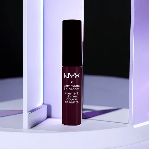 NYX Soft Matte Lip Cream packaging view, NYX matte lip cream