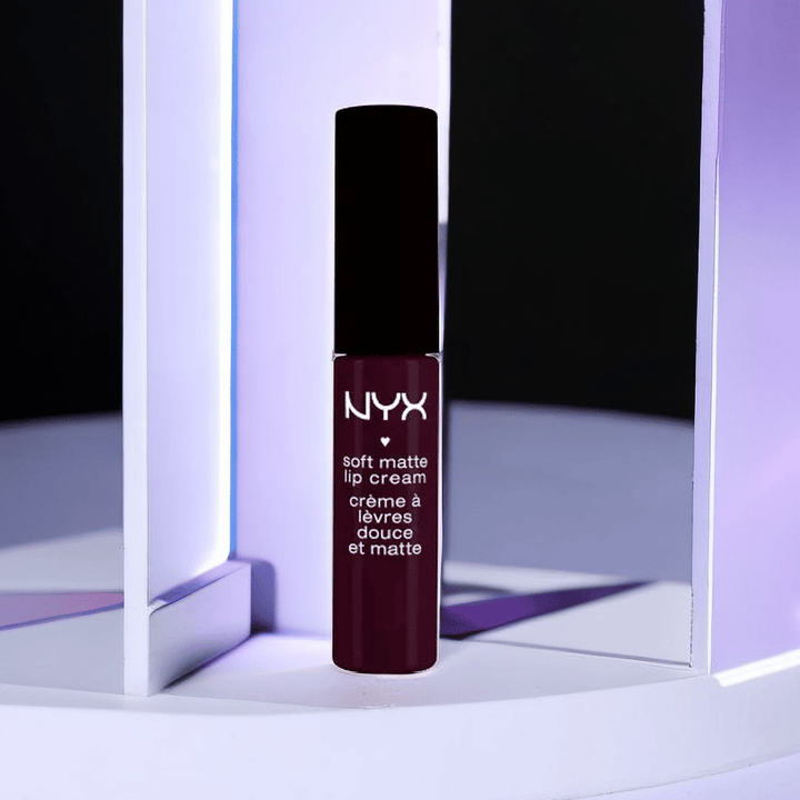 NYX Soft Matte Lip Cream packaging view, NYX matte lip cream